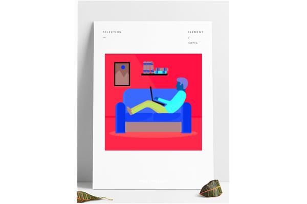 自由風(fēng)格平面設(shè)計(jì),美式現(xiàn)代海報(bào)風(fēng)格